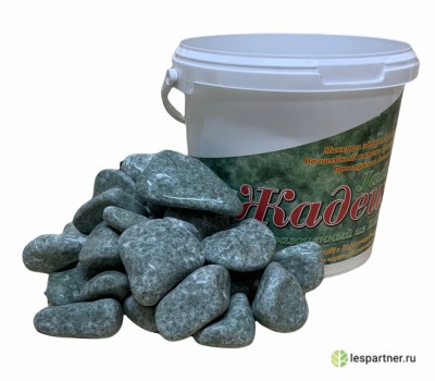 Камень жадеит из Хакасии для электрокаменки мелкой фракции по 5 кг