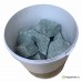 Камень жадеит колотый хакасия для банной печи в ведрах по 20 кг