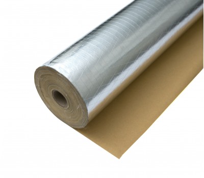 Алюминиевая фольга на бумажной основе для бани, по 30 м2 цена за рулон