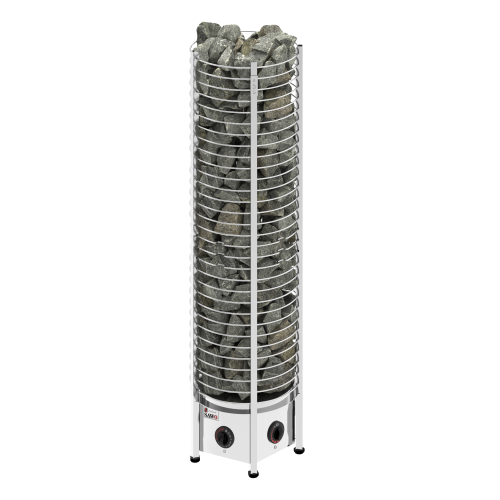 Печь SAWO TOWER вертикальная, круглая,с пультом, 8 кВт, TH6-80NB-P