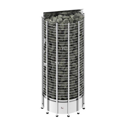 Печь SAWO TOWER вертикальная, пристенная, 18 кВт, TH9-180NS-WL, выносной пульт (пульт и блок мощности докупаются отдельно)