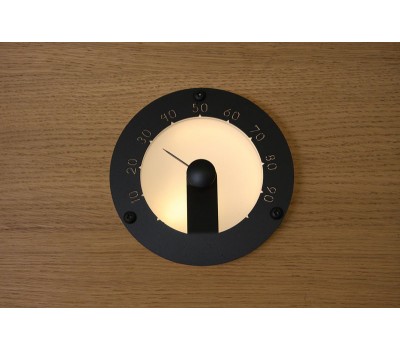 Гигрометр с подсветкой Cariitti, черный освещение для бань и саун