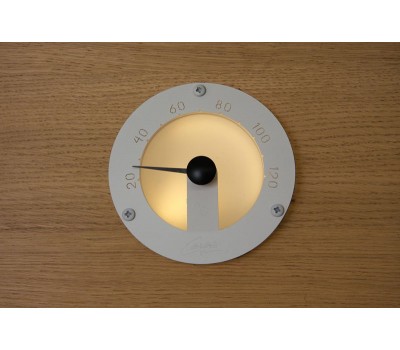 Термометр с подсветкой Cariitti (до 120°C), белый освещение для бань и саун