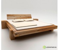 Кровать в стиле Лофт  из массива бруса"XXXV"