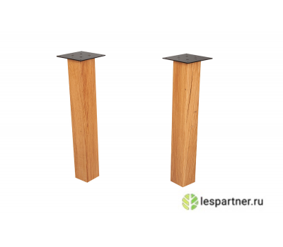В продаже деревянная опора SIX LOFT из дуба для стола или столешницы.