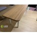 Предлагаем рабочий стол из массива дерева и металла