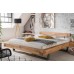 Кровать из бруса и металла в стиле Лофт "VIII"